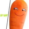 XIZHI 27 5/8inch Carrot Hugging Pillow, Kids Pillows Plush??Cute Stuffed Animals Doll Toy Gifts,for Bedroom, Sofa, Office Decoration |