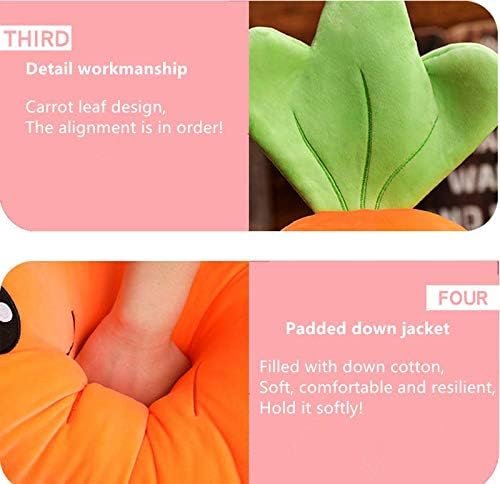 XIZHI 27 5/8inch Carrot Hugging Pillow, Kids Pillows Plush??Cute Stuffed Animals Doll Toy Gifts,for Bedroom, Sofa, Office Decoration |