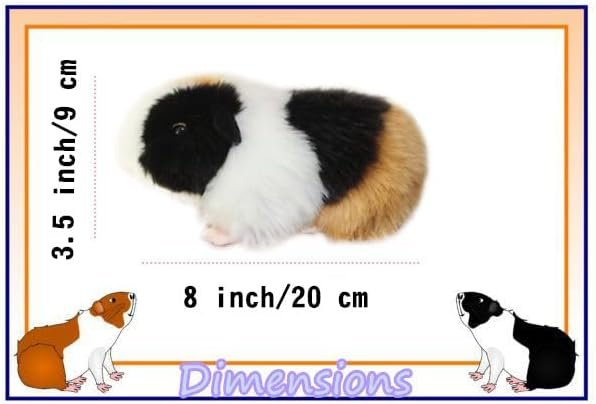 Realistic and Super Soft 8" Guinea Pig Plush