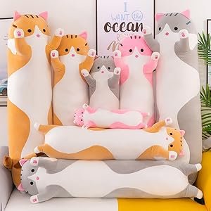 Long cat pillow