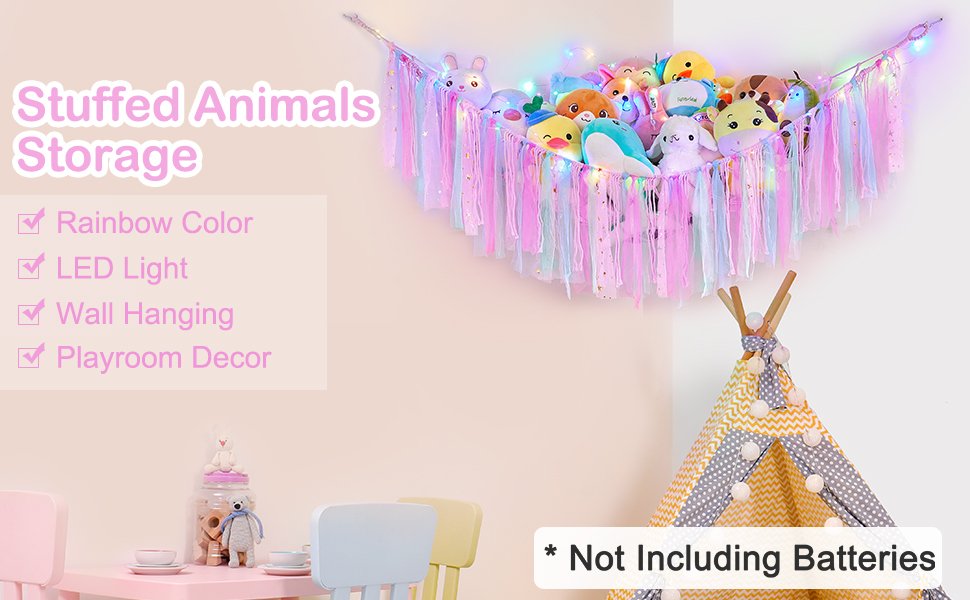 stuffed animals hammock