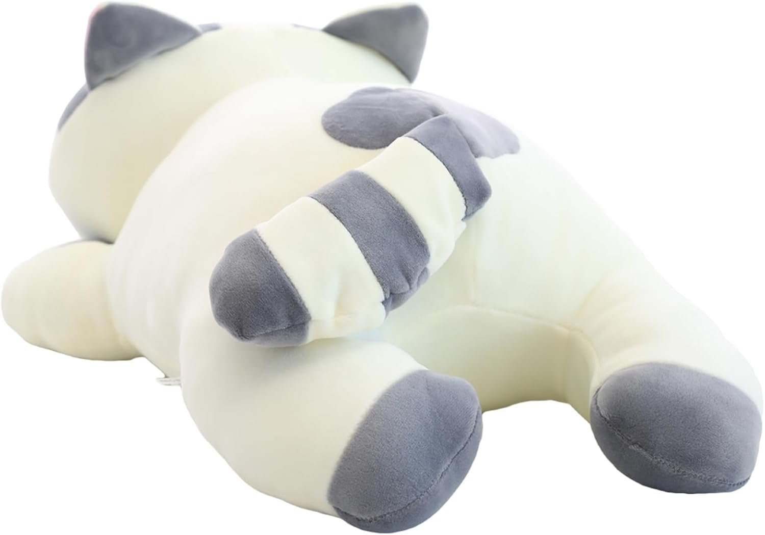 Cat Big Plush Hugging Pillow, Super Soft Kitten Kitty Stuffed Animals Toy Gifts for Kids, Girls, Bed, Christmas, Valentine 21.7" (Gray) |