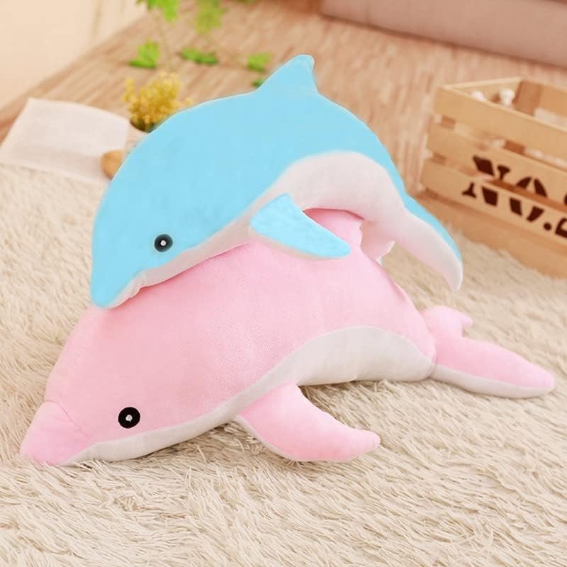 Dolphin Stuffed Animal Plush Pillow, Giant Dolphin Plush Toy Soft Whale Hugging Pillow Stuffed Dolphin Pillow for Children Girls(Pink,100cm/39.37inch) |