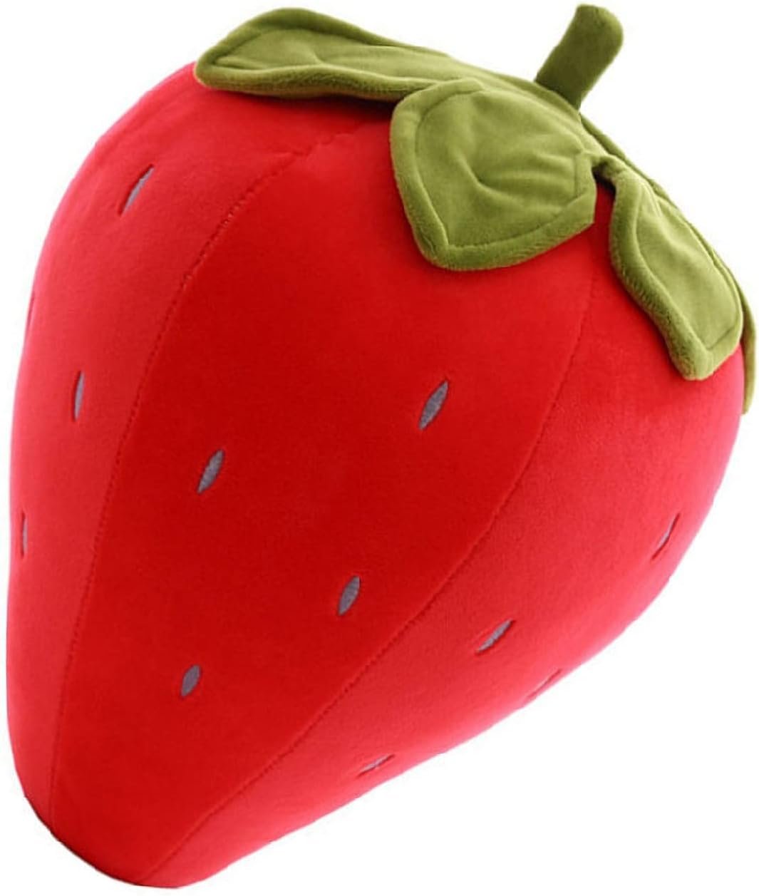 Cute Fruit Kids Pillow Stuffed Strawberry Plush Pillows Super Soft Girls Pillows Cushion Seat for Kids Toys (Red,7.8"/20cm) 1 Count (Pack of 1) |