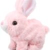 Hopping Bunny Baby Toys with Sounds, Wiggling Ears, Twitching Mouth and Nose, Educational Interactive Rabbit Plush Toy for Kids |