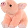 Meet the Adorable 8-Inch Orange Pig Baby Plush Toy