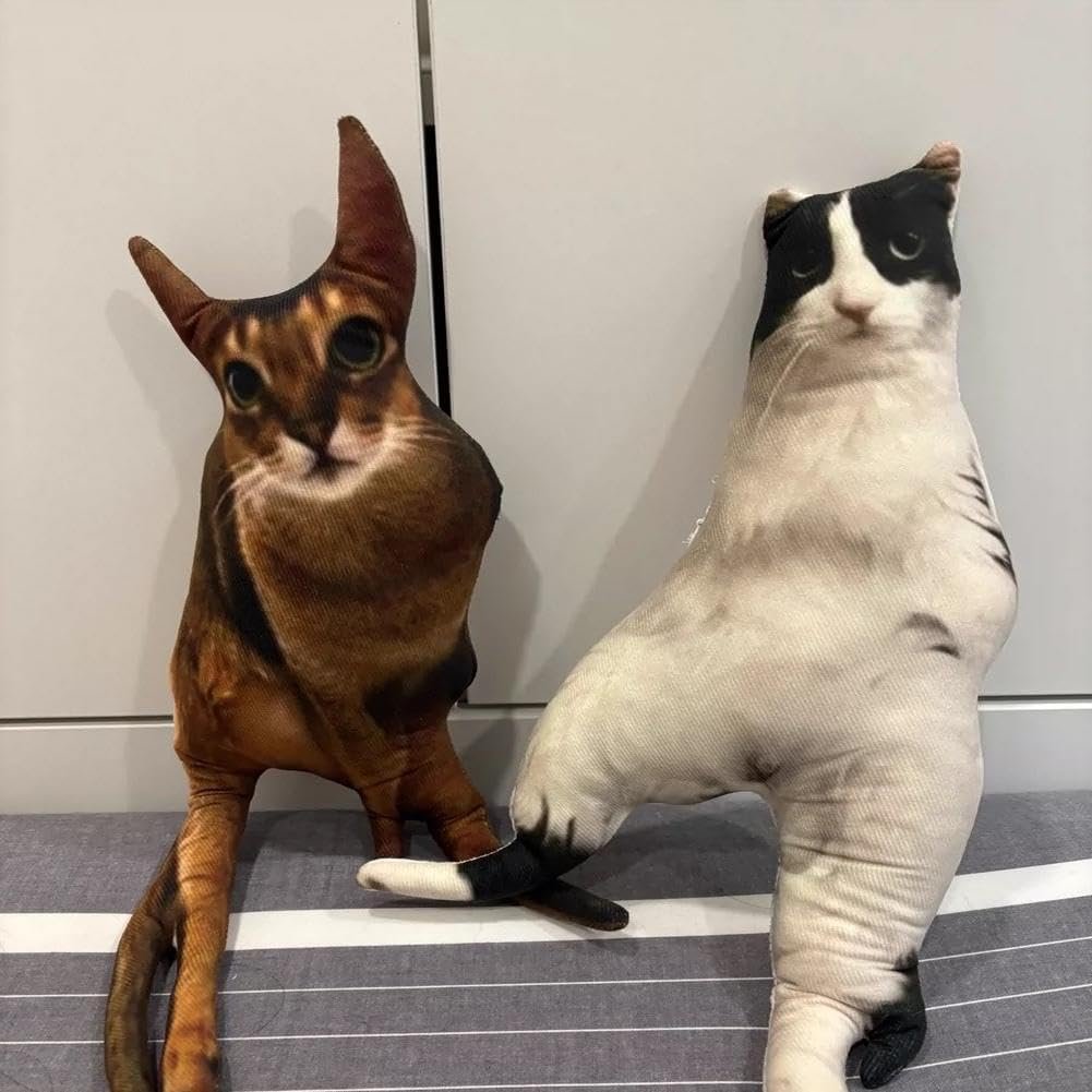 Custom Pet Pillow,Personalized Shape Pillow with Picture,3D Printing Dog Cat Shaped Pillow for Pet Lover,Pet Pillows with Photo for Distinct Gift, Thanksgiving, Christmas, Valentine's Day, Halloween |