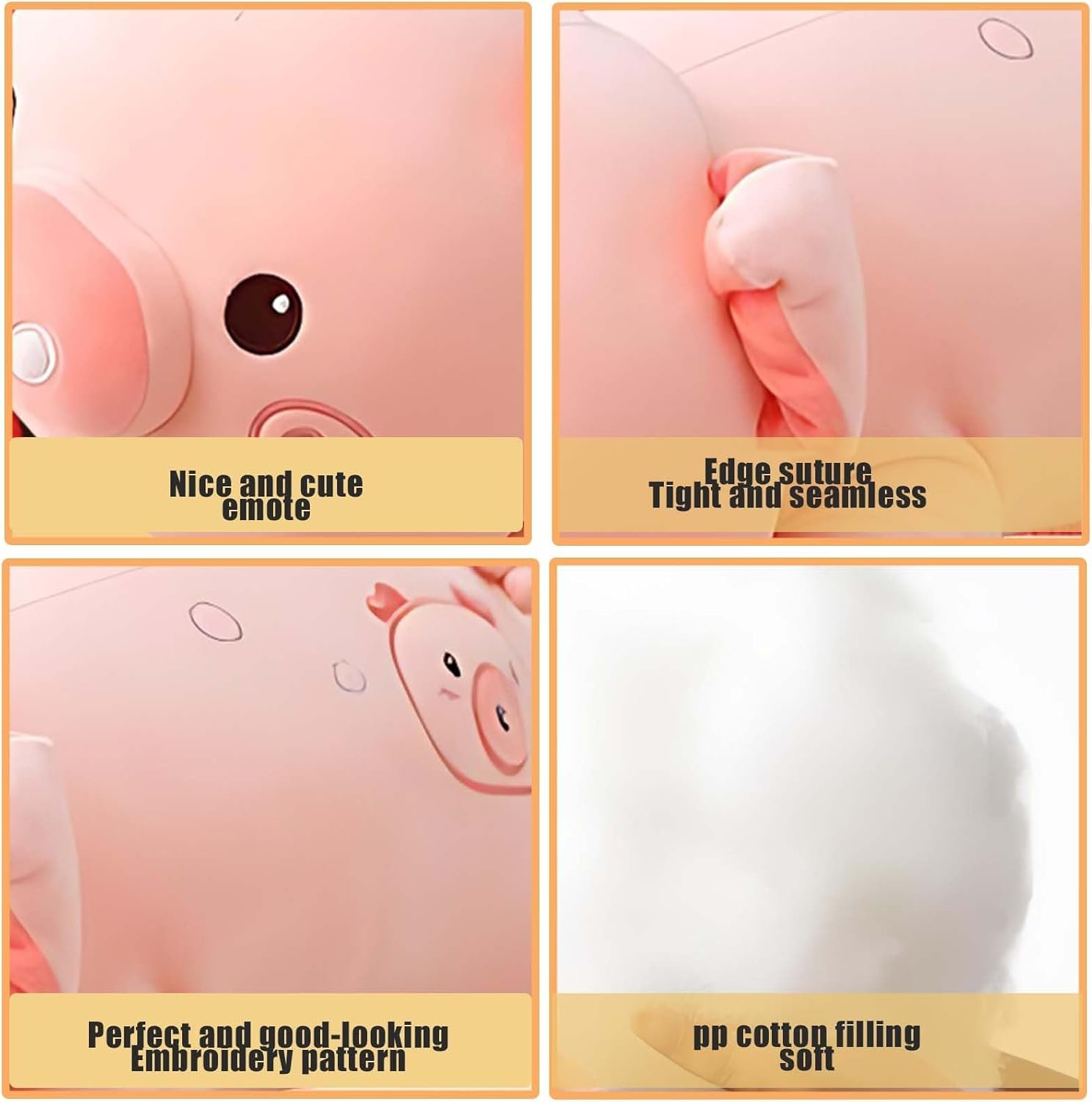 Pig Stuffed Animal??Soft Stuffed Pig Plush Toy Pig Plushie Gift for Boys Girls 13"