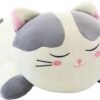 Cat Big Plush Hugging Pillow, Super Soft Kitten Kitty Stuffed Animals Toy Gifts for Kids, Girls, Bed, Christmas, Valentine 21.7" (Gray) |