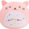 Cat Plush Pillow,Kawaii Kitty Plush Doll Cat Plushies,Stuffed Animal Soft Plush Pillow, Toys Decoration Doll Gifts for Kids Birthday (Cat-C,11 inch) |