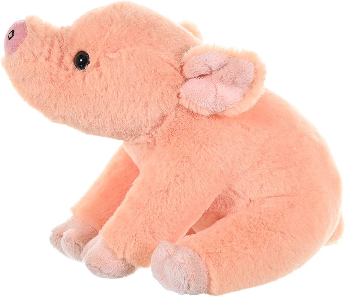 Meet the Adorable 8-Inch Orange Pig Baby Plush Toy