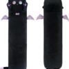 Long Cat Plush Body Pillow, 20?? Cute Black Cat Stuffed Animals Plushies, Kawaii Big Squishy Plush Toys Gift for Kids Girls Boys |