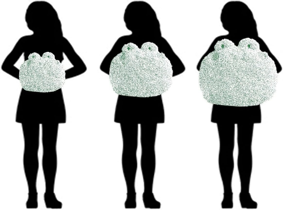 Adorable Frog Plush Pillow | 15x14?? Stuffed Animal, Cushion & Gift for Kids & Adults |