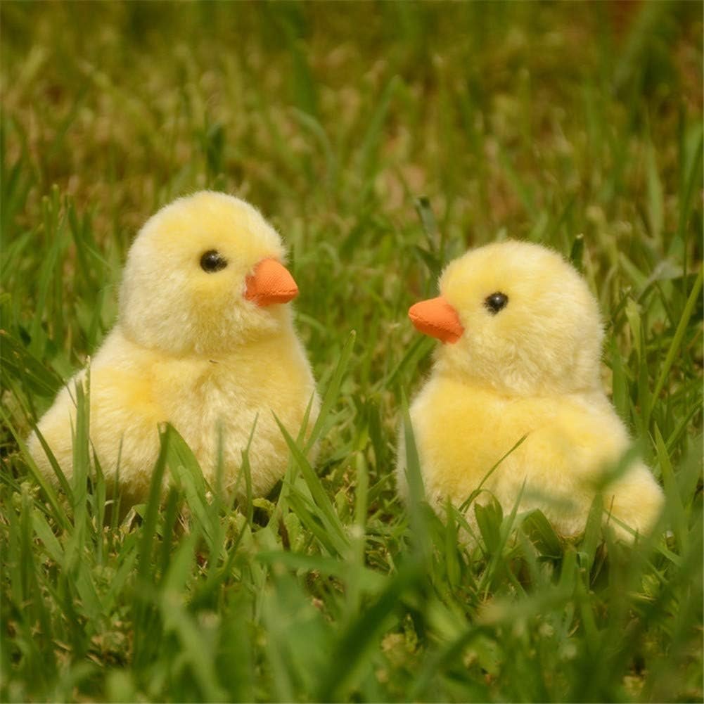 Yellow Chick Stuffed Animal Chicken White 5 inches, 12cm, Plush Toy, Duck Soft Toy (Yellow Chick) |