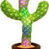 61q005O_LtL._AC_SL1500 Dancing Cactus Mimicking Toy,Talking Repeat Singing Sunny Cactus Toy 120 Pcs Songs for Baby 15S Record Your Sound Sing+Dancing+Recording+LED |