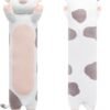 Long Cat Plush Body Pillow, 20?? Cute Black Cat Stuffed Animals Plushies, Kawaii Big Squishy Plush Toys Gift for Kids Girls Boys |