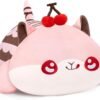 Cute Cat Plush Pillow, Kawaii Plushies White Cat Stuffed Toys, Squishy Plushies, Cuddle Body Pillow for Kids & Girls |