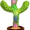 71-8XBPkb-L._AC_SL1500 Dancing Cactus Mimicking Toy,Talking Repeat Singing Sunny Cactus Toy 120 Pcs Songs for Baby 15S Record Your Sound Sing+Dancing+Recording+LED |