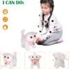 WorWoder Plush Electronic Interactive Cats That Move and Meow Walking Lifelike Interactive Toy Robot Kitten Pet Cute Stuffed Kitten for Girls Kids (White) |
