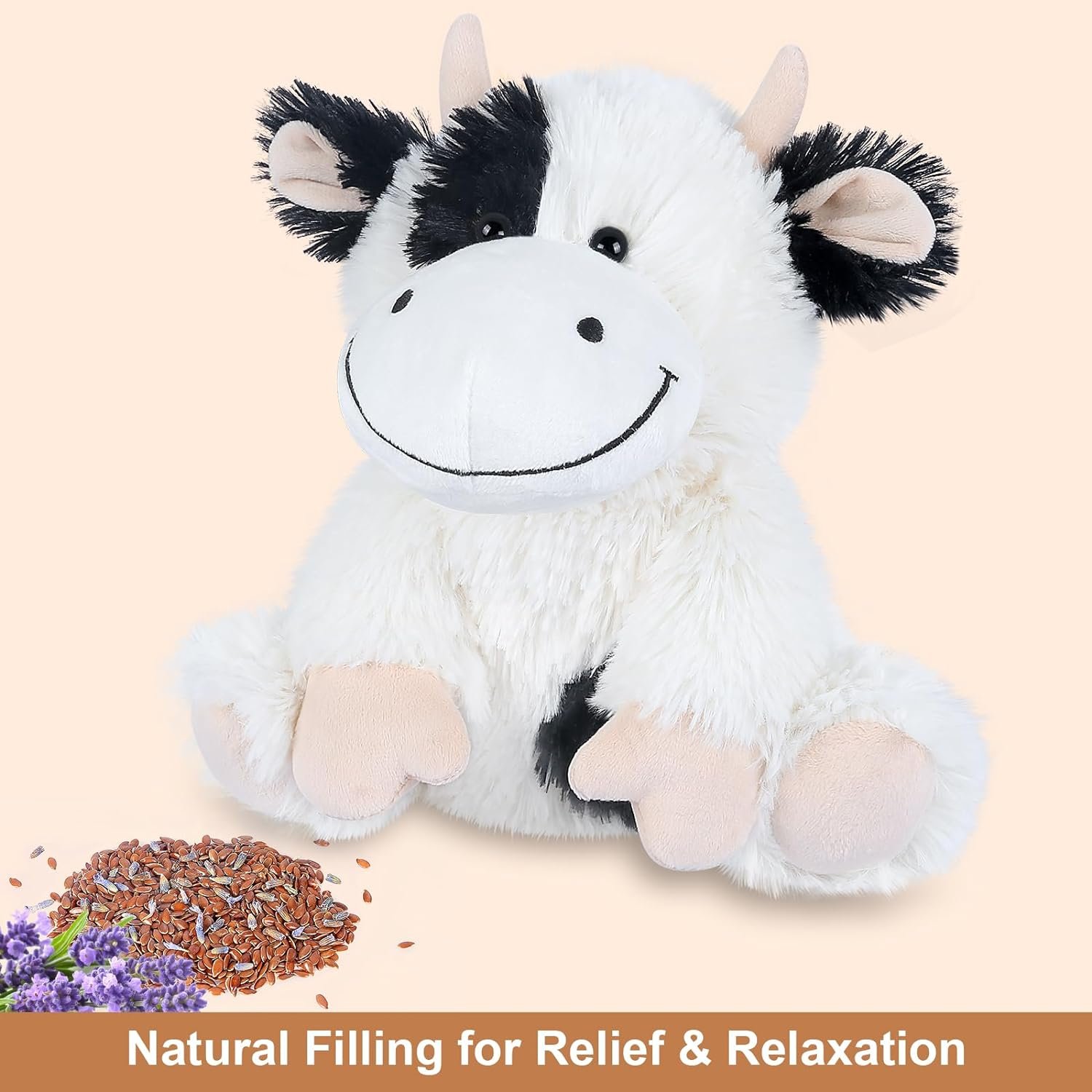Heatable & Coolable Cow Stuffed Animal