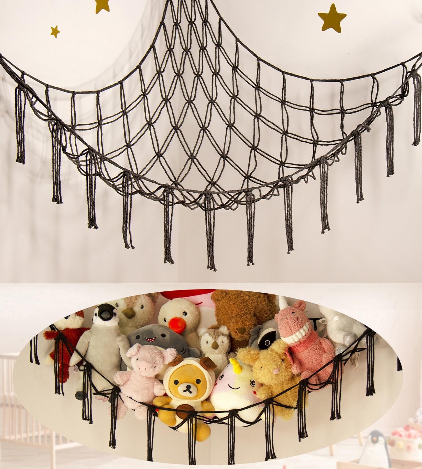 Organize and Decorate with the Perfect Stuffed Animal Storage Hammock