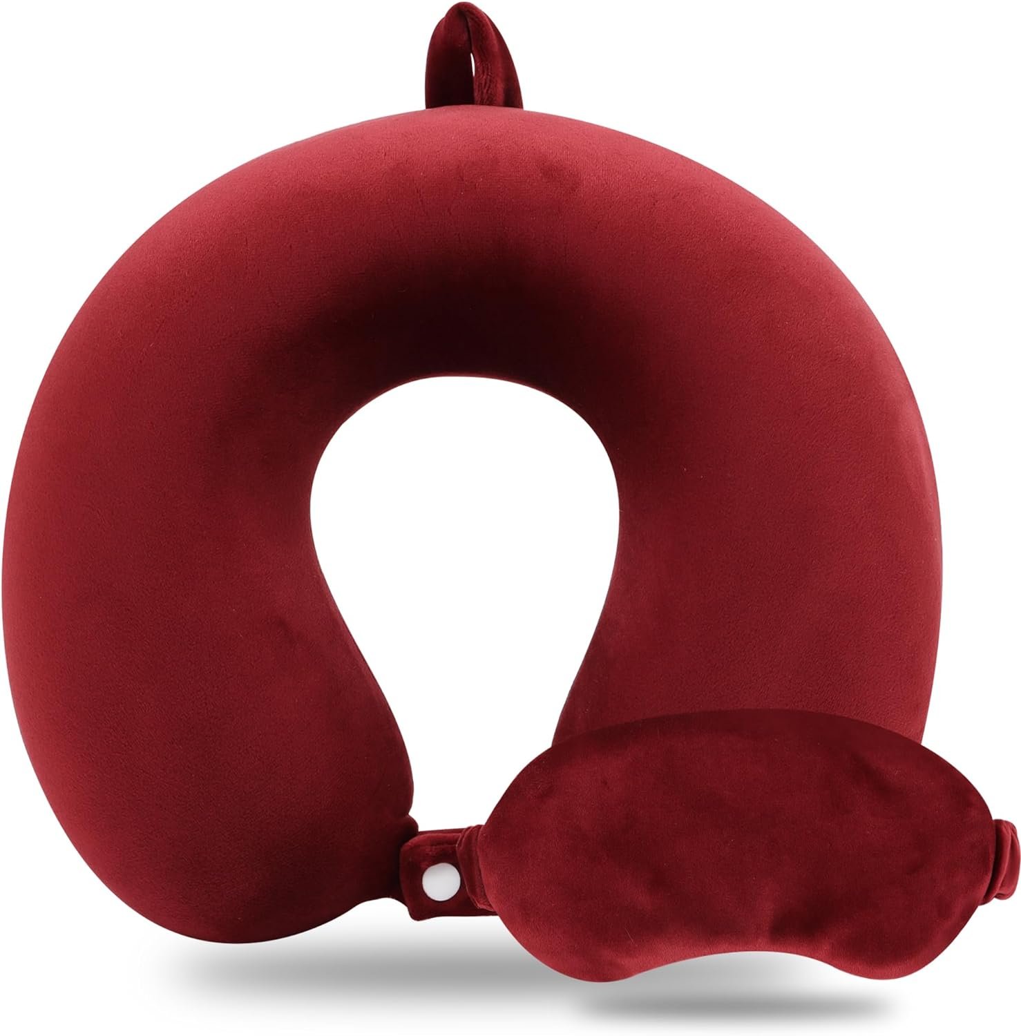 Cute Travel Pillow with Sleep Eye Mask Cartoon Headrest & Neck Pillow for Kids Boys & Girls, Teens |