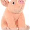 Meet the Adorable 8-Inch Orange Pig Baby Plush Toy