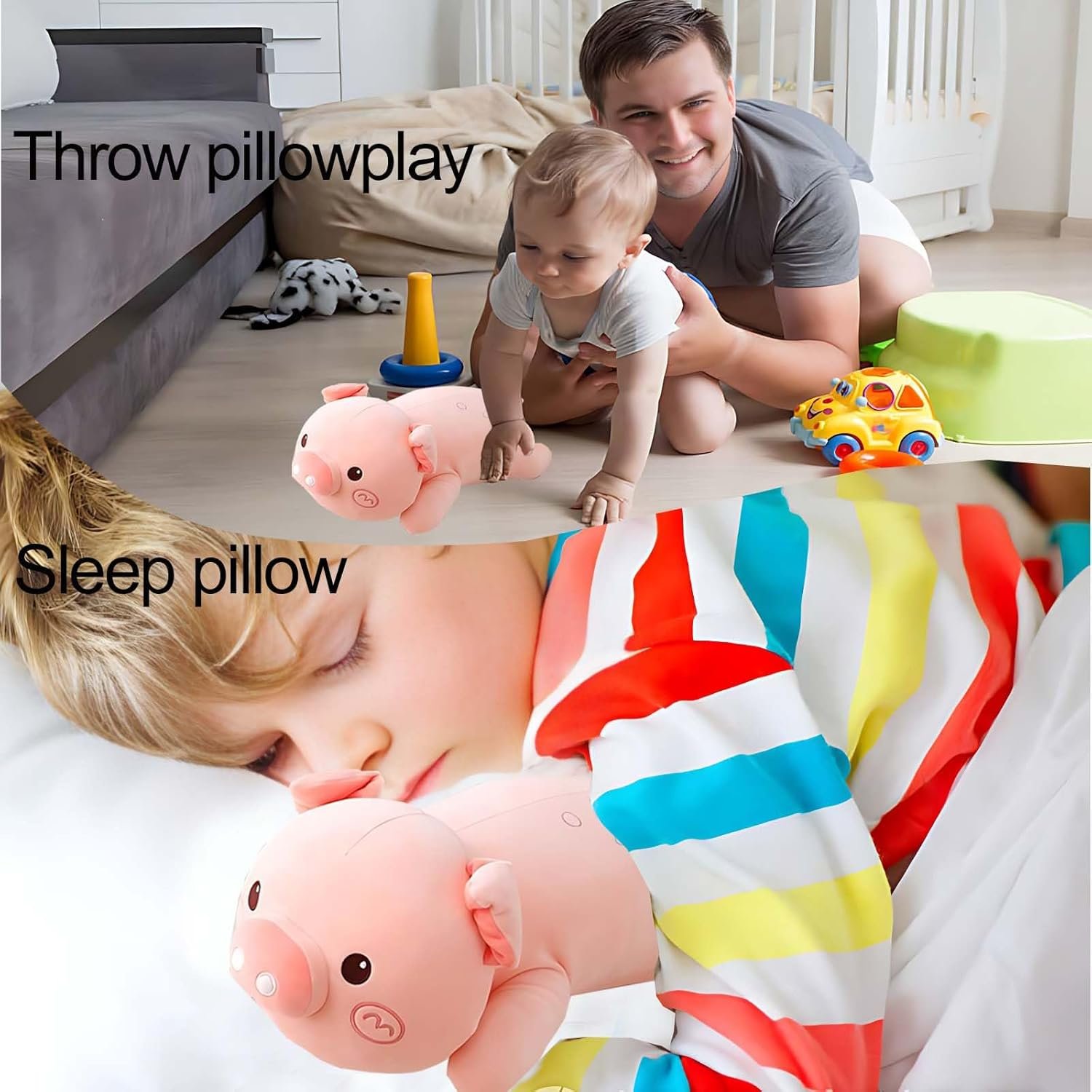 Pig Stuffed Animal??Soft Stuffed Pig Plush Toy Pig Plushie Gift for Boys Girls 13"