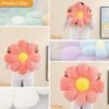 71ZChzZIGrL._AC_SL1500_1d18d9c2-9aa6-4603-9996-2d496f653d2a Menoeceus Flower Pillow, Daisy Pillow Flower Shaped Throw Pillow Floor Pillow Plush Pillow Cute Decorative Pillows Floor Cushions Flower Seat Cushion for Bedroom Sofa Chair (White, 15.75") |