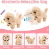 14PCS Dog Toys for Kids, Walking Barking Electronic Interactive Plush Puppy Toy with Carrier and Accessories, Pet Care Toy Set for Kids, for Girls and Boys 3 4 5 6+ Year Old |