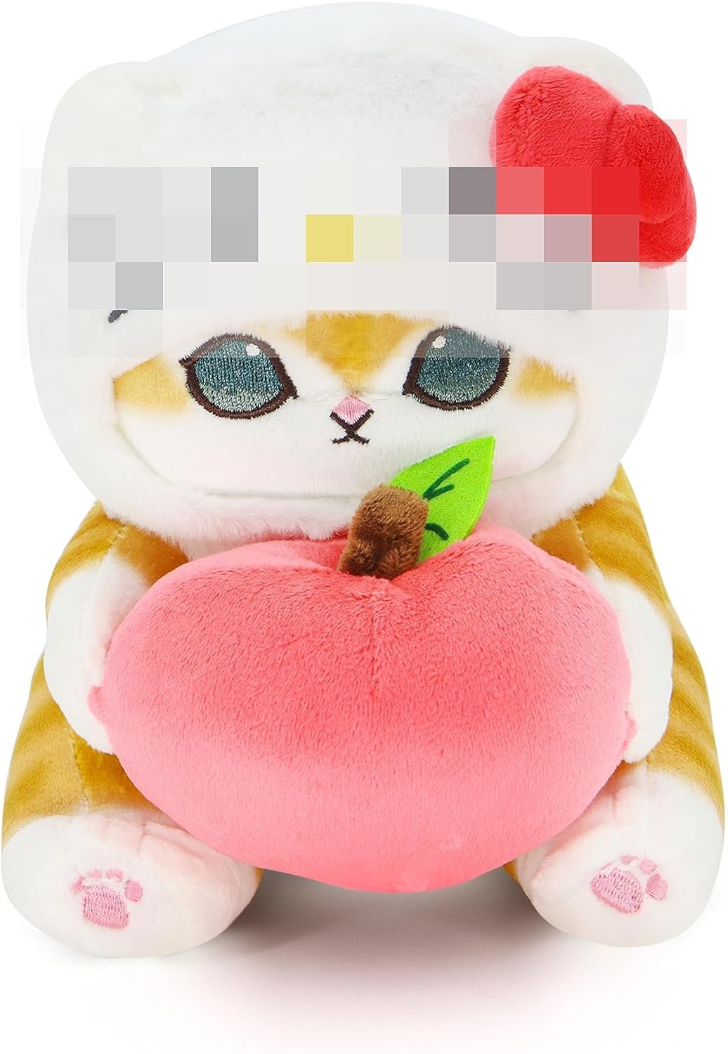 Kawaii Shark Cat Plush Toy Stuffed Animal Doll, Soft Pillow for Boys & Girls (Shark cat, 20cm/7.8in) |