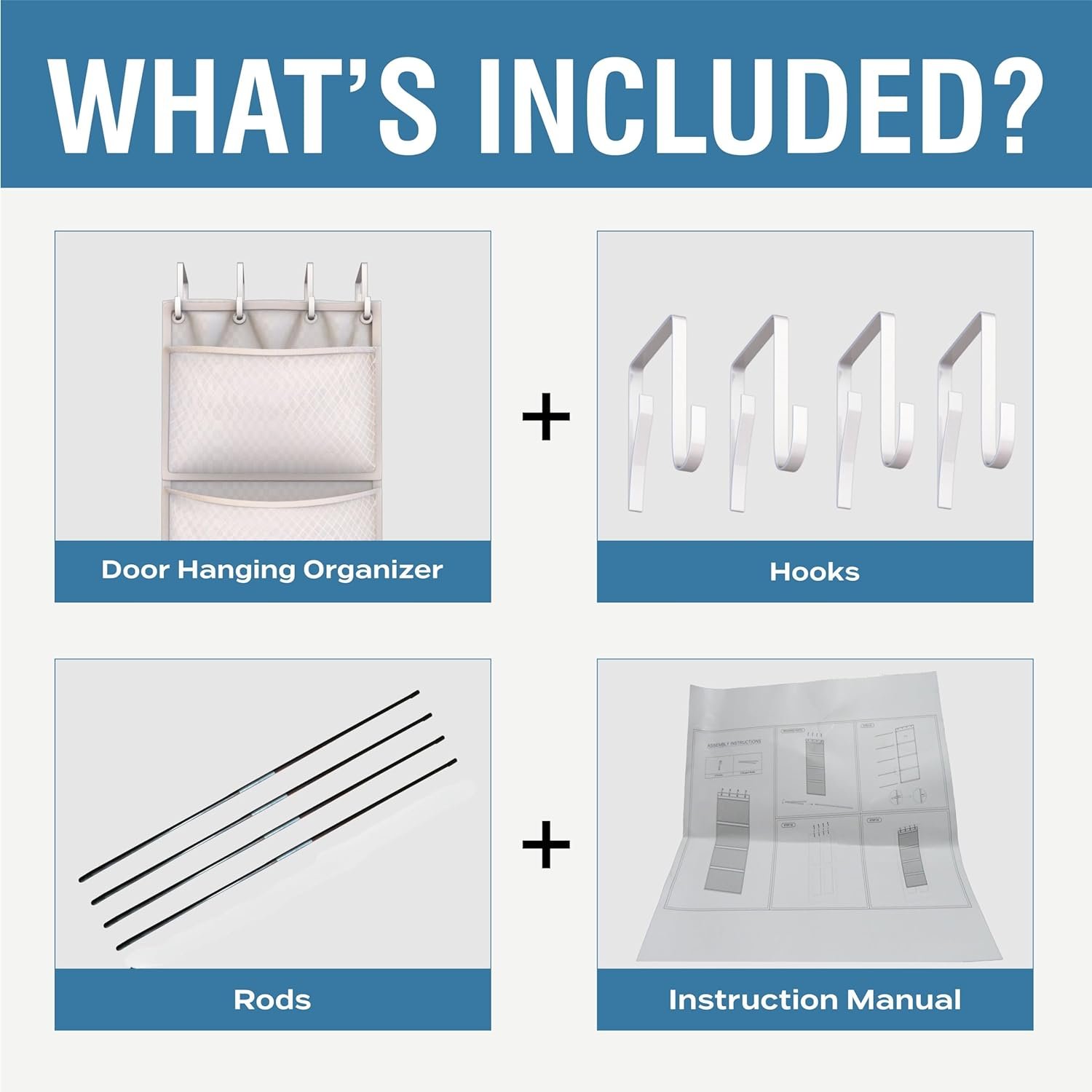 The Original Stuffed Animal Storage (Patent Pending) - Over Door Organizer for Stuffies, Baby Ideas Holder, Toy Plush/Hammock Hanging Storage Net Big Girls Toddler Large Bag Animals |