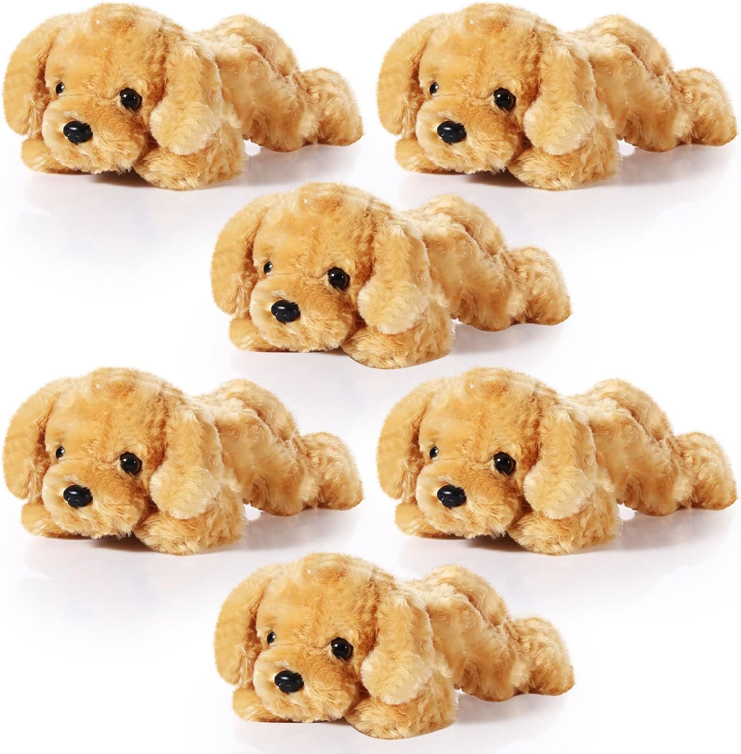 6 Pcs 8 Inch Dog Stuffed Animal Plush Dog Puppy Soft Plush Dog Pillow Toy Fluffy Puppy Set for Kids Girls Dog Theme Party Favor Birthday Baby Room Home Decor (Mixed Color, Mixed Style) |