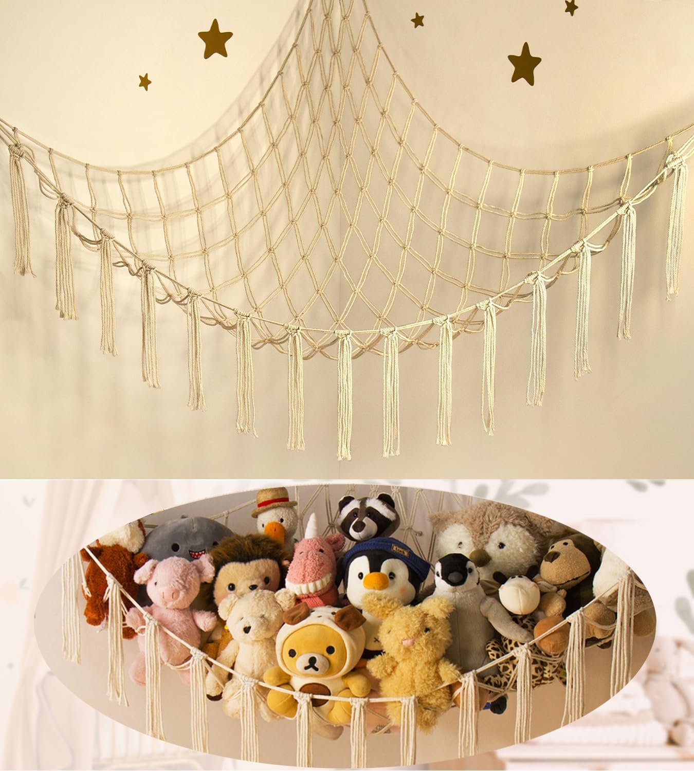 Organize and Decorate with the Perfect Stuffed Animal Storage Hammock