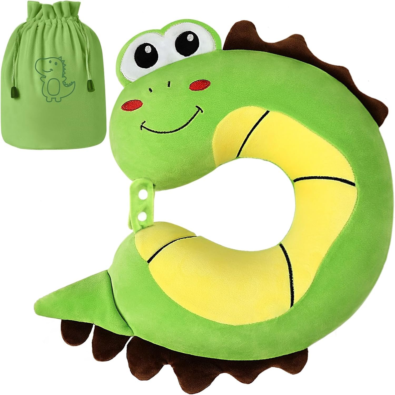 Neck Travel Pillow for Kids, Unicorn Airplane Memory Foam Pillow with Cute Sleep Mask & Earplugs, Lightweight Travelling Sleeping Pillow Set for Car, Train, Bus and Home Use (Purple) |