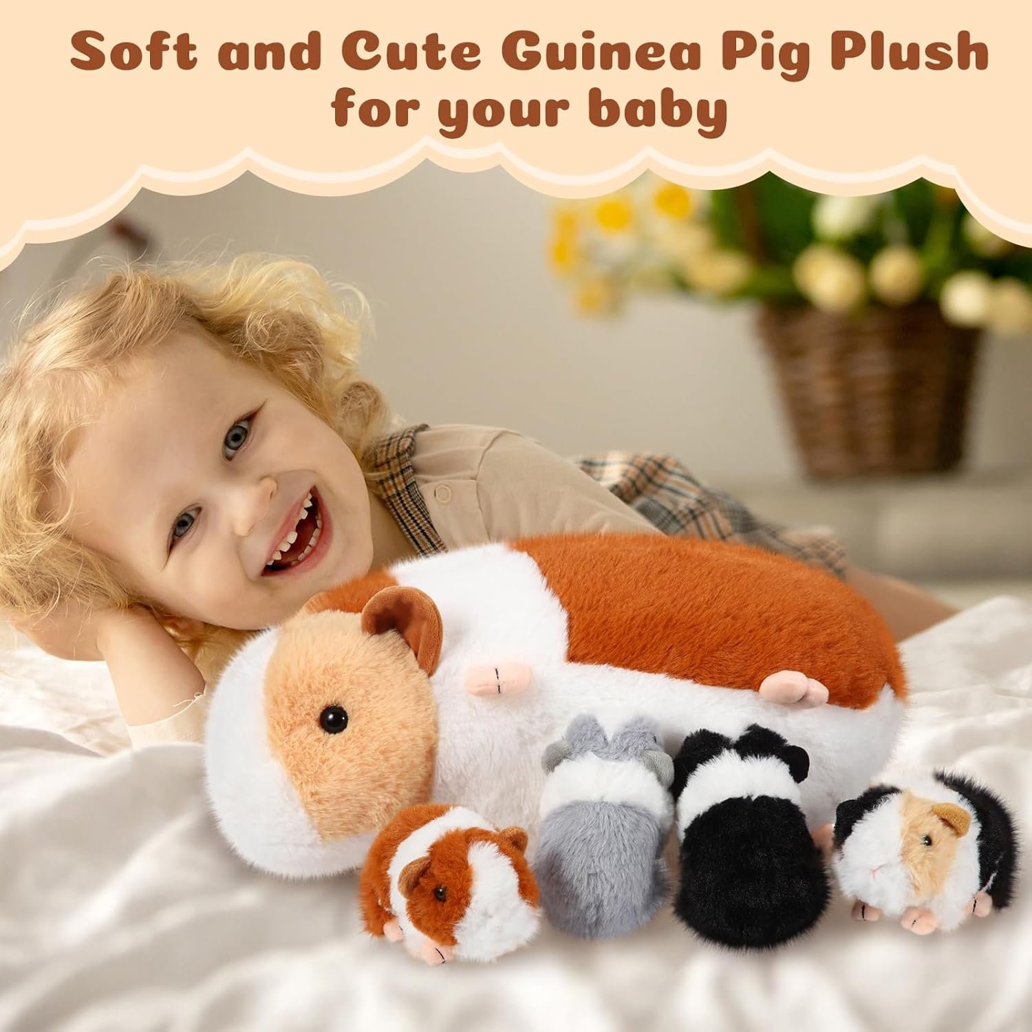 Adorable Guinea Pigs Stuffed Animal Set for Birthdays!