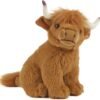 Discover the Charm of the Highland Cow Brown Stuffed Animal