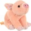 Meet the Adorable 8-Inch Orange Pig Baby Plush Toy