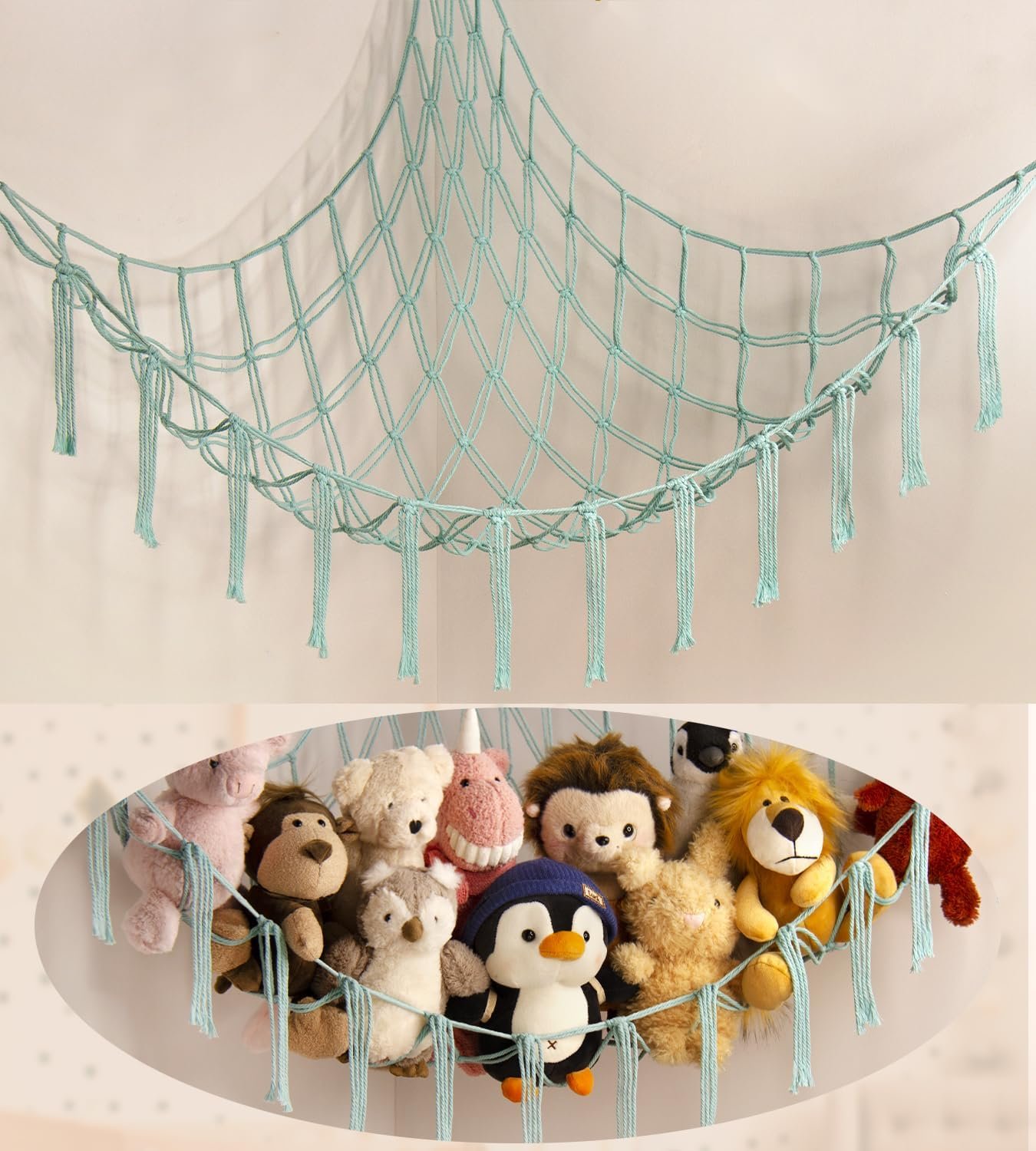 Organize and Decorate with the Perfect Stuffed Animal Storage Hammock