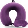 Cute Travel Pillow with Sleep Eye Mask Cartoon Headrest & Neck Pillow for Kids Boys & Girls, Teens |