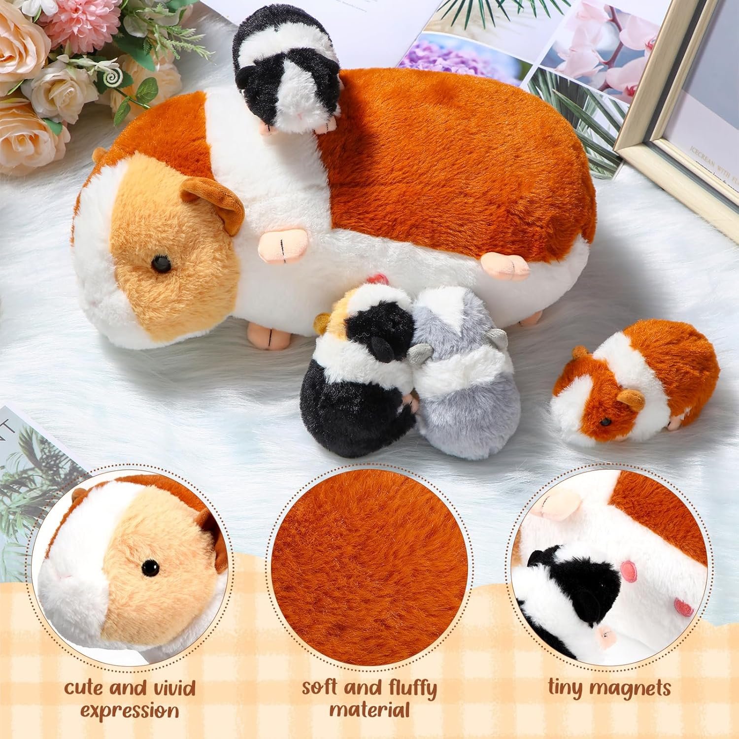Adorable Guinea Pigs Stuffed Animal Set for Birthdays!