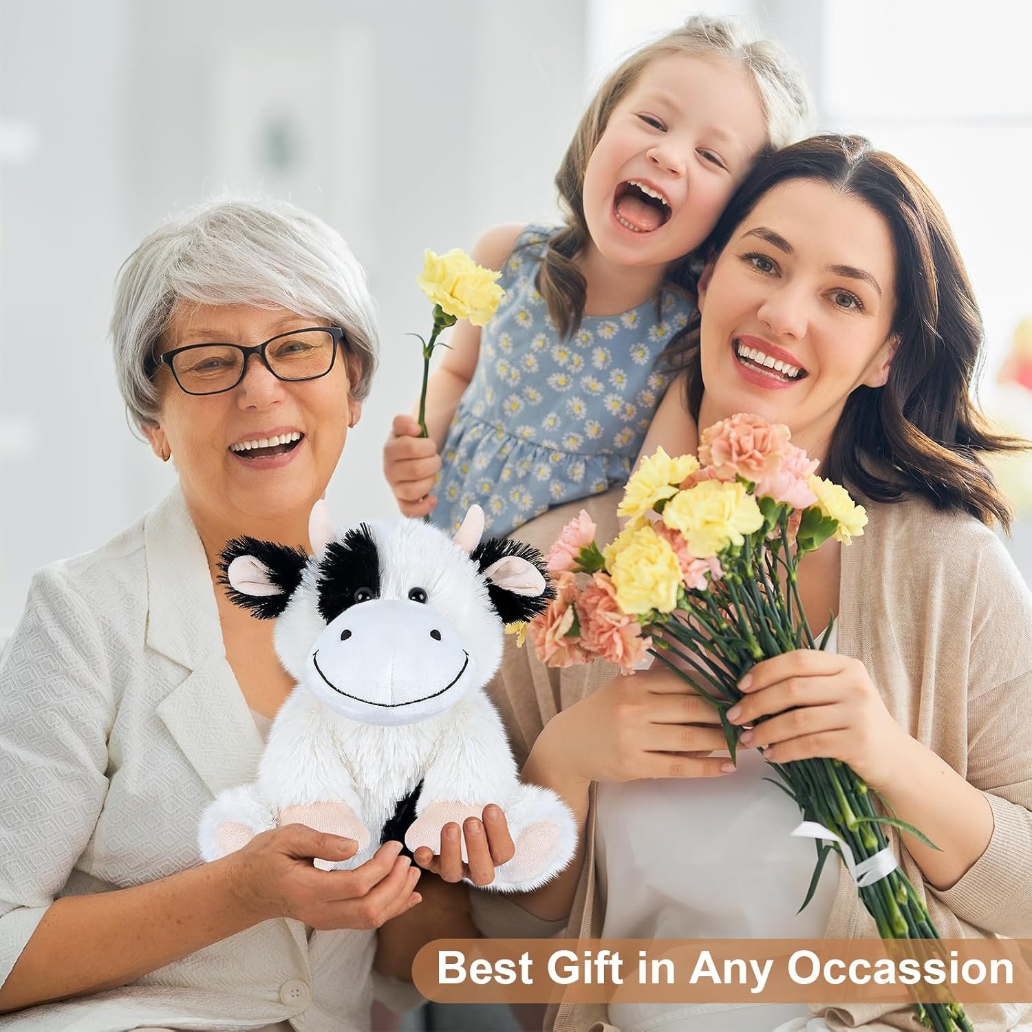 Heatable & Coolable Cow Stuffed Animal