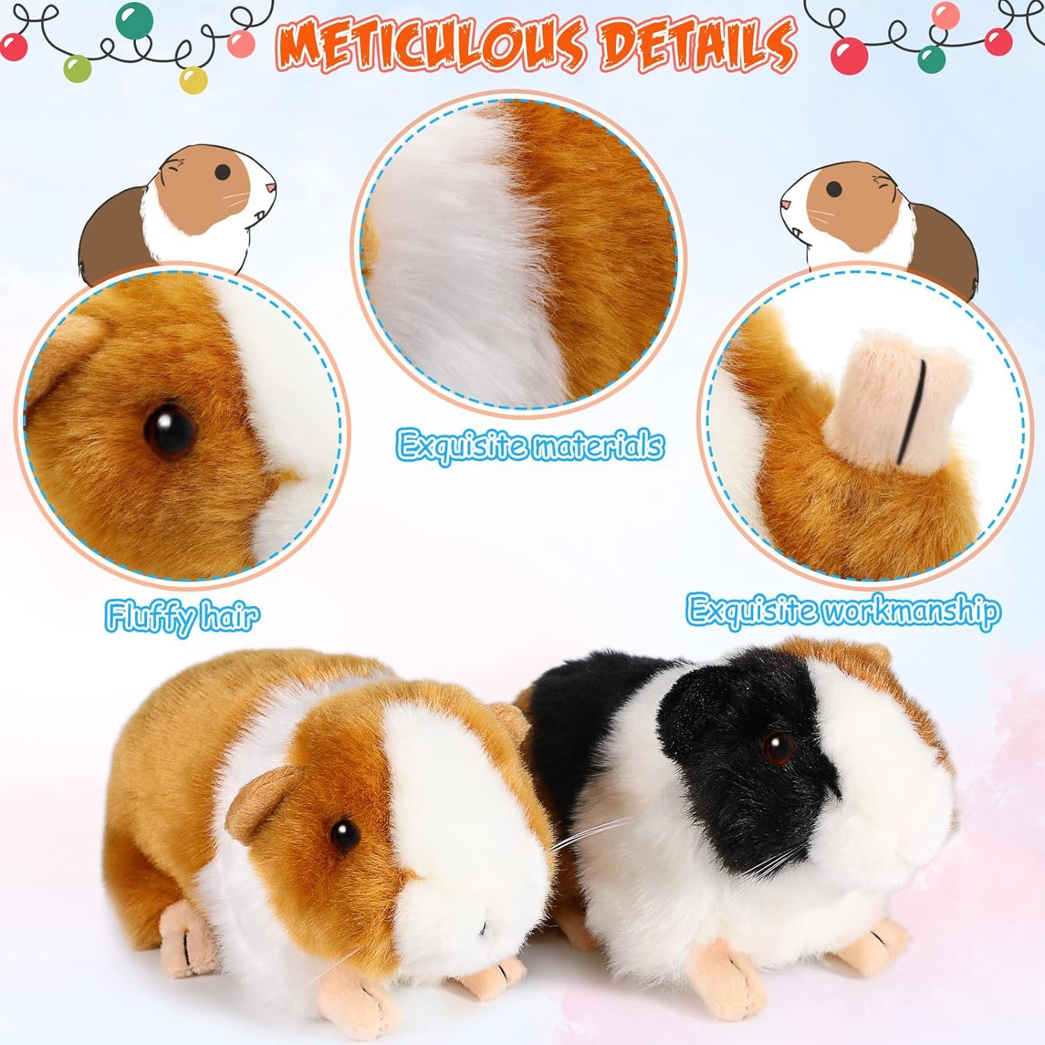 Adorable Guinea Pig Plush Toys for Kids' Themed Parties