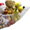 Simple Houseware 2 PK - Stuffed Animals Jumbo Toy Storage Hammock, White |