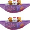 Simple Houseware 2 PK - Stuffed Animals Jumbo Toy Storage Hammock, White |
