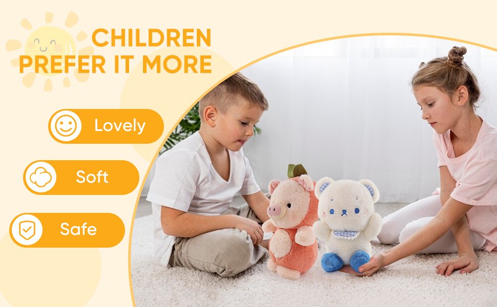 cute plushies stuffed animal gifts for kids girls