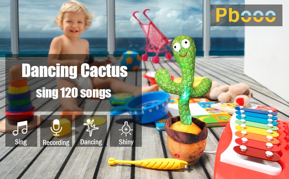 Dancing cactus mimicking toy